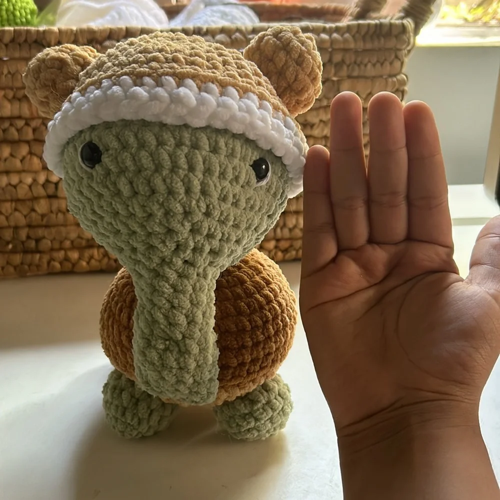 Handmade Crochet Turtle - Picture 10 of 10